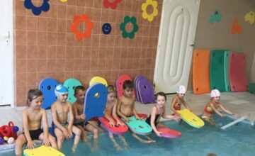 Plavání dětí v Kopřivnici